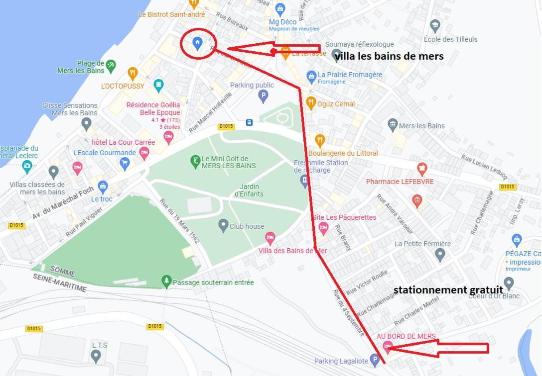 Plage A 50M Appartement Reves Etoiles Villa Les Bains De Mers Екстериор снимка